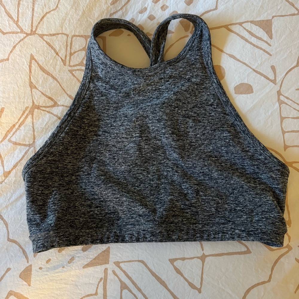 Beyond Yoga Charcoal Sports Bra